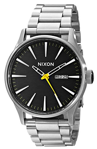Nixon A3561227 - Orologio da polso da uomo, cinturino in acciaio inox colore argento