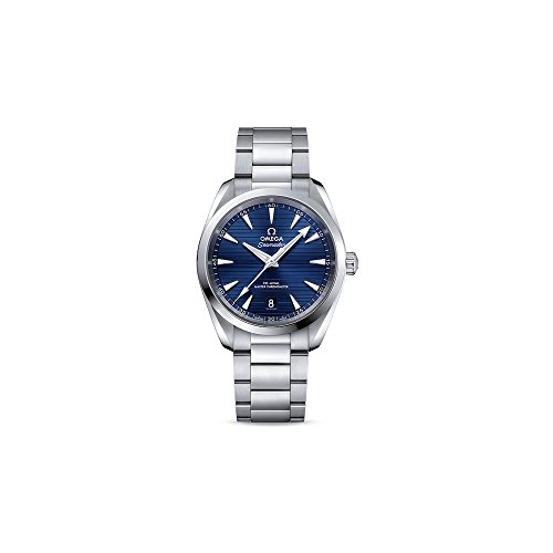 Omega Seamaster Aqua Terra automatico quadrante blu Mens Watch 220.10.38.20.03.001