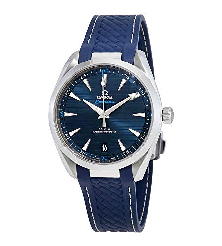 Omega Seamaster Aqua Terra automatico quadrante blu Mens Watch 220.12.41.21.03.001