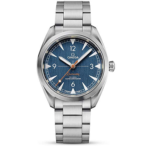 Omega Seamaster automatico orologio da uomo quadrante blu 220.10.40.20.03.001