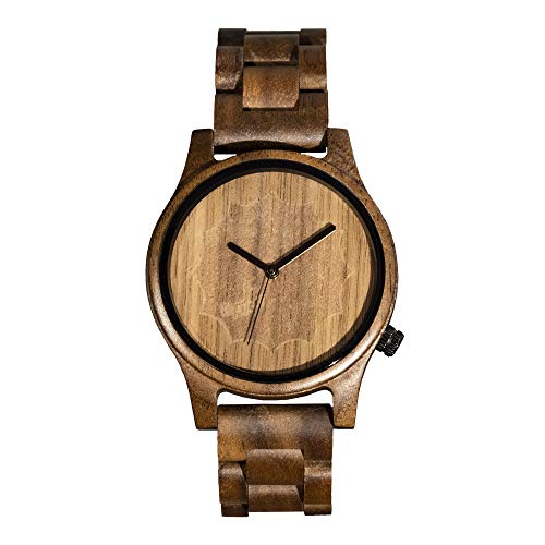 Opis UR-M3, orologi da polso da uomo in legno puro (noce)