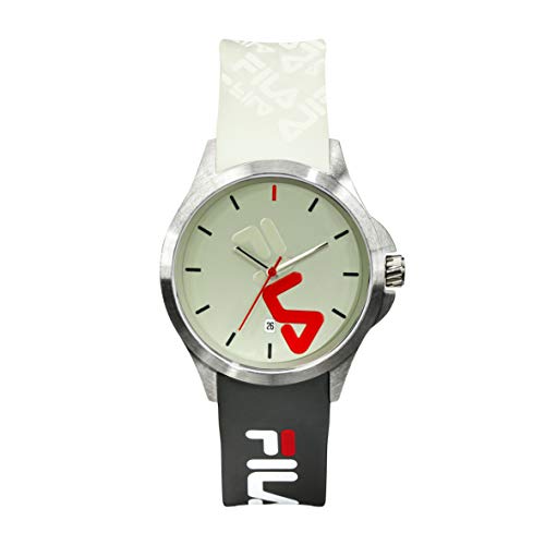 OROLOGIO FILA Watches for Women - Womens Watches - Analog Watch - Cool Watches for Men - Mens Wrist Watch - Running Watch - Unisex Watch - Fila Watches for Men - White & Grey Fila Watch