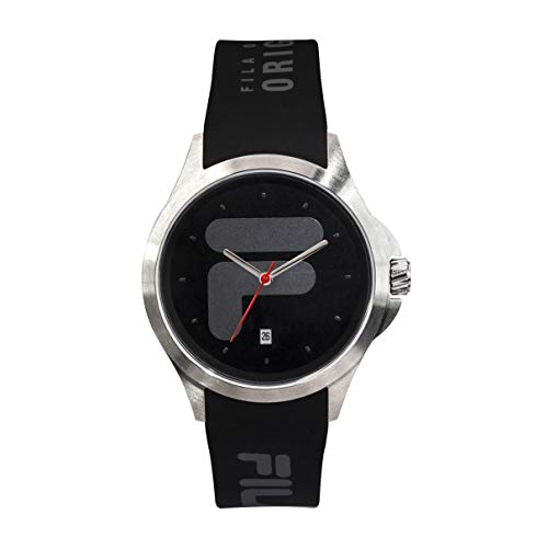 FILA Mens Watches - Womens Watches - Watches for Women - Watches for Men - Mens Watches - Analog Watch - Wrist Watch - Sports Watch Men - Fila Watches for Men - Black and White Fila Watch