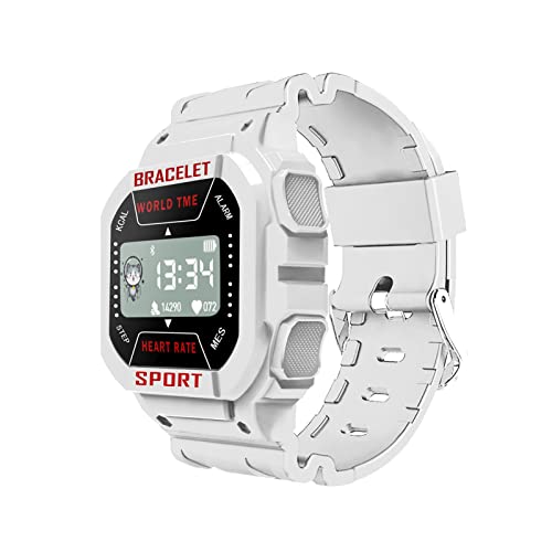 Rurbeder I3 Smart Sports Watch,Fitness Watch Heart Rate Monitor – Display multilingue Fitness Sport Orologio da uomo, con sensori di movimento
