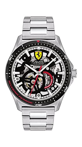 Scuderia Ferrari Orologio Analog Automatico Men con Cinturino in Acciaio Inox 0830838