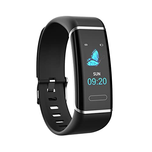 Skrskr Orologi Intelligenti per Uomo Donna | Orologio Fitness Tracker con Bussola per cardiofrequenzimetro - Smart Watch Touchscreen con Bussola per Il monitoraggio del Sonno