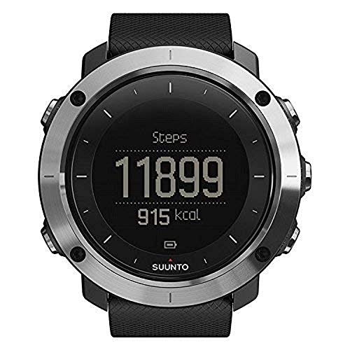 Suunto Traverse - Sport Watches (Stainless Steel, 128 x 128 Pixels, Black, Stainless Steel, Silicone)