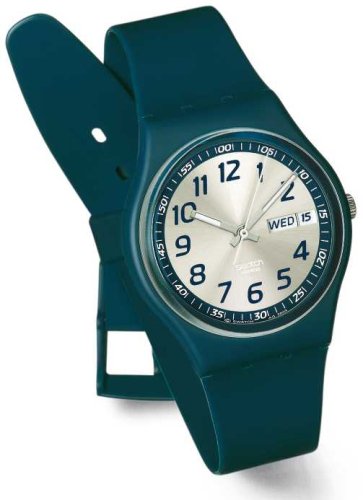 Swatch GN716 - Orologio da polso da uomo, cinturino in plastica colore blu