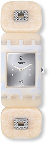 Swatch SUBW110A - Orologio da polso da donna, cinturino in plastica