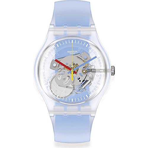 Orologio Swatch New Gent SUOK156 CLEARLY BLUE STRIPED