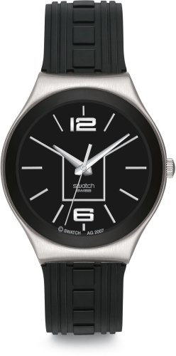 Swatch YGS125 - Orologio da polso da uomo, cinturino in plastica colore nero