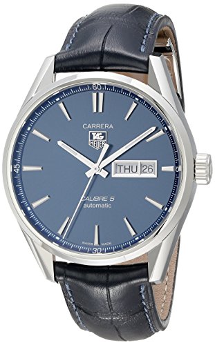 TAG HEUER MEN'S 41MM ALLIGATOR LEATHER BAND AUTOMATIC WATCH WAR201E.FC6292