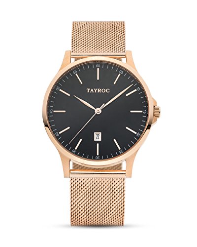 Tayroc Classic Rose Black Mesh horloge TXM109