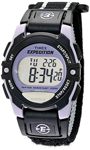 Timex Expedition Digital Crono Alarm Timer 39mm Orologio, nero/viola, cronografo, digitale