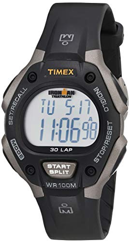 Timex Ironman T5E901 Orologio da Polso, Cronografo da Uomo, Cinturino in Resina, Grigio/Nero