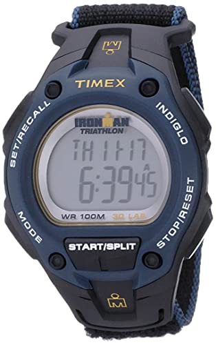 Timex Orologio digitale da uomo con quadrante digitale e cinturino in resina
