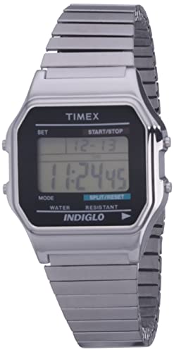 Timex T785829J - Orologio da polso da uomo, acciaio inox, colore: Argento