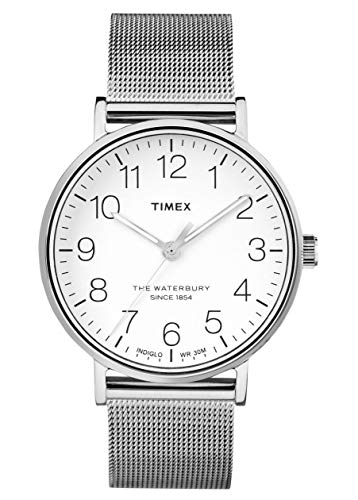 Timex Orologio Analogico Quarzo Uomo con Cinturino in Acciaio Inox TW2R25800