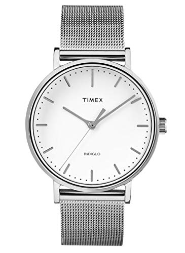 Timex Orologio Analogico Quarzo Donna con Cinturino in Acciaio Inox TW2R26600