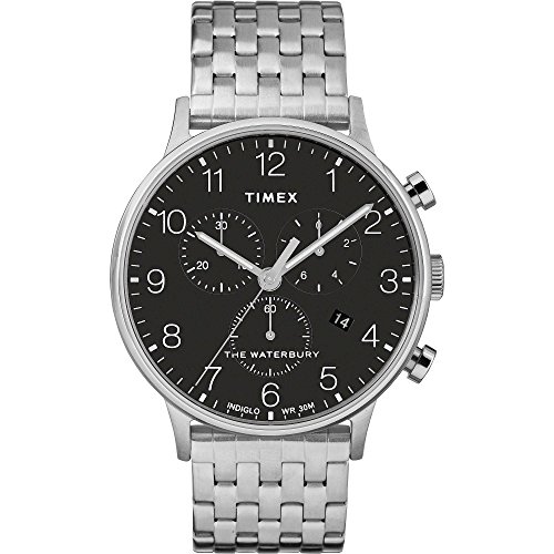 Timex Orologio TW2R71900 ARGENTO ACCIAIO 316 L Uomo