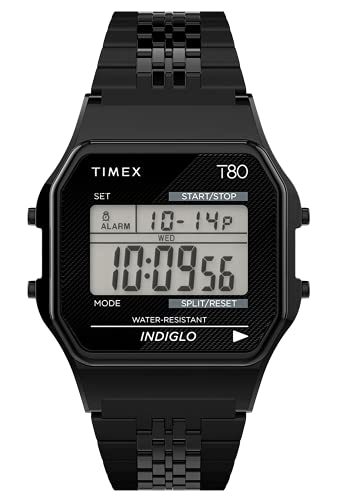 Timex Orologio Digitale Quarzo Unisex-Adulto con Cinturino in Acciaio Inox TW2R79400