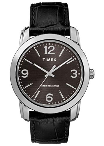 Timex Orologio Analogico Quarzo Uomo con Cinturino in Pelle TW2R86600