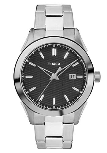 Timex Orologio Analogico Quarzo Uomo con Cinturino in Acciaio Inox TW2R90600