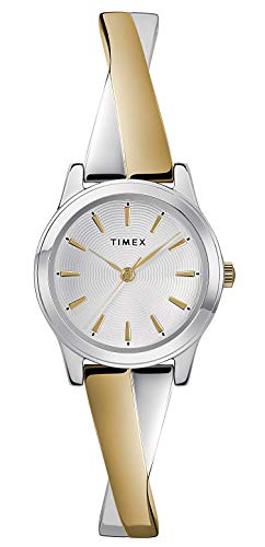 Timex Orologio Analogico Quarzo Donna con Cinturino in Acciaio Inox TW2R98600