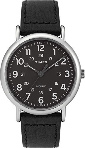 Timex Orologio Analogico Quarzo Uomo con Cinturino in Pelle TW2T30700