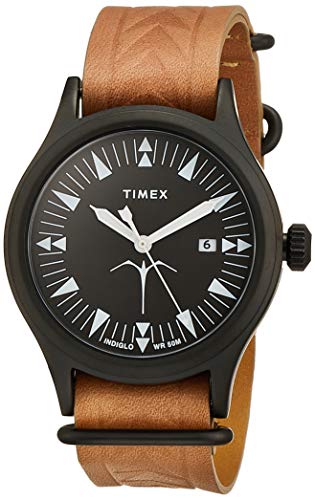 Timex x Keone Nunes Maka Ihe orologio in pelle marrone TW2T81800