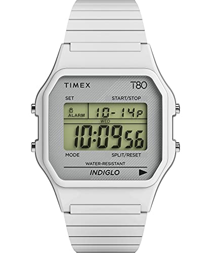 Timex Orologio Digitale Quarzo Unisex-Adulto con Cinturino in Acciaio Inox TW2U93700