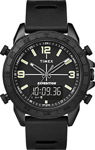 Timex Orologio Analogico-Digitale Quarzo Uomo con Cinturino in Silicone TW4B17000