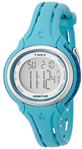 Timex Ironman Sleek 50-Lap Mid-Size Watch - Turquoise