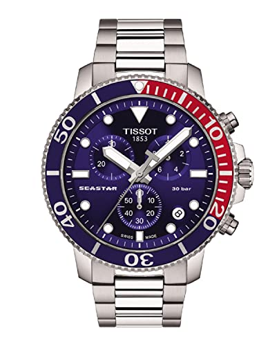 Tissot Seastar 1000 Quartz Chronograph orologio uomo acciaio T120.417.11.041.03