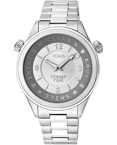 Tous watches tender time orologio Uomo Analogico Al quarzo con cinturino in Acciaio INOX 100350455