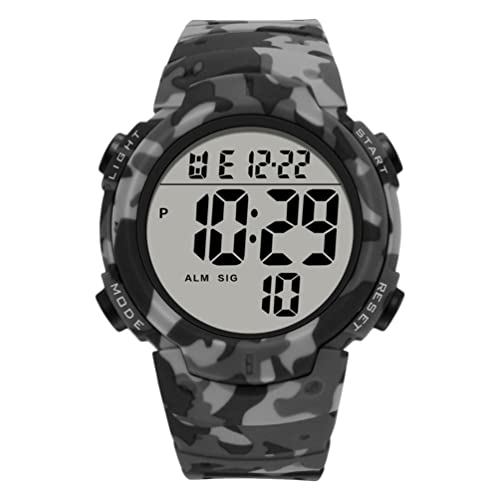 Unomor Grande Orologio da Orologio Sportivo Digitale Led Watch Multi- Function Watch