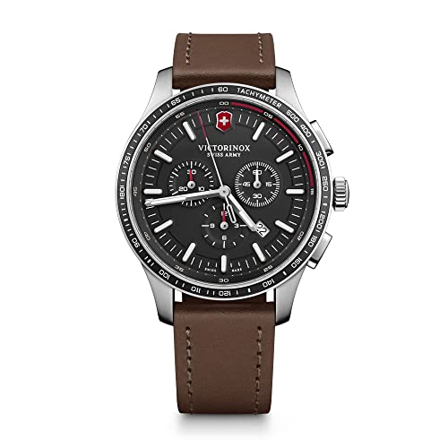 Victorinox Uomo Alliance Sport - Orologio cronografo in acciaio inossidabile fabbricato in Svizzera 241826