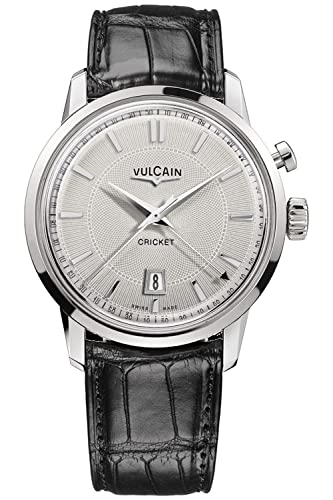 Vulcain cricket 50s presidents orologio Uomo Analogico Manuale con cinturino in Pelle di coccodrillo 110151G70.BAL101