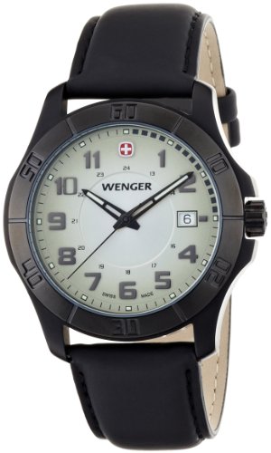 Wenger - Orologio al quarzo 42 mm, colore: Bianco