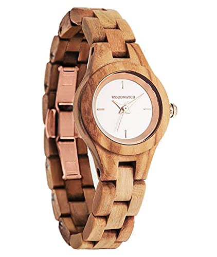 WoodWatch Blossom | Orologio in legno donna da polso premium | Wood watch for women | Orologio resistente e antispruzzo