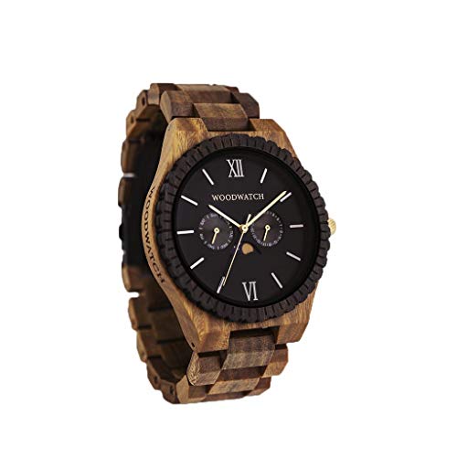 WoodWatch Dark Lion | Orologio in legno uomo da polso premium | Wood watch for men | Orologio resistente e antispruzzo