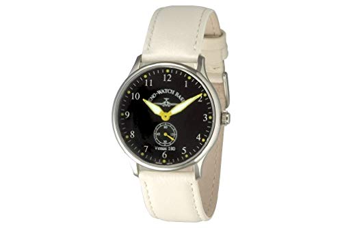 Zeno-Watch Orologio Uomo - Flatline Venus 180 black+yellow - Limited Edition - 6682-6-a19