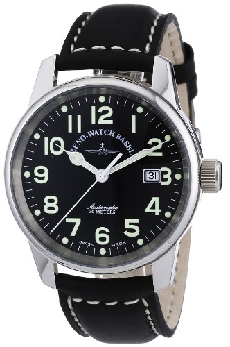 Zeno Watch Basel Pilot Classic 6554-a1- Orologio da uomo