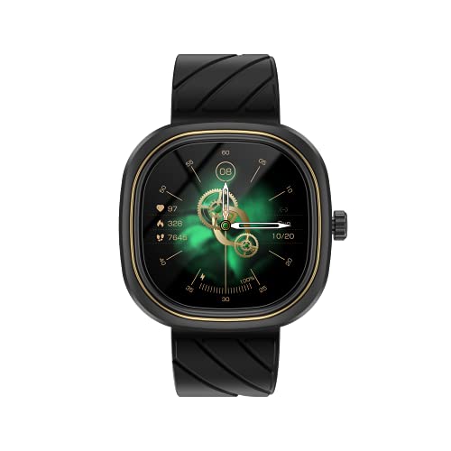 Aliwisdom Smartwatch per Uomo Donna, 1,32'' HD Smart Watch con 3ATM Impermeabile 15 giorni di durata della batteria 24 modalità sportive Fitness Tracker per iPhone Android (Nero)