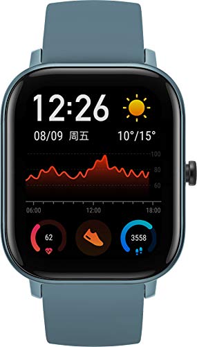 Amazfit A1914 Gts - Smartwatch in Alluminio con Display Amoled, Colore: Blu