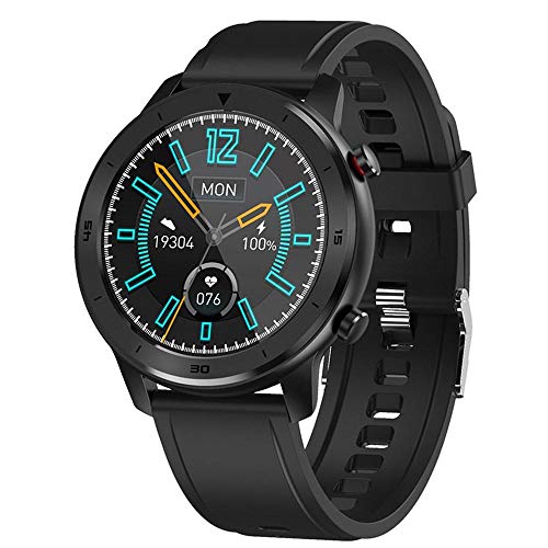 applemi Smartwatch per Uomo,Ip68 Impermeabile, Fitness Tracker Bluetooth con Notifica di Chiamata SMS Monitor della Frequenza Cardiaca Sonno Compatibile con Android e iOS-a-G