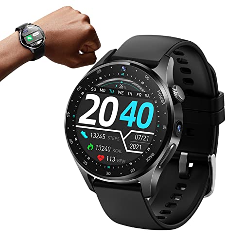 Appoo Smartwatch Impermeabile IP68 | Fitness Tracker da Uomo,Smart Watch IP68 per telefoni Android iOS con Chiamata Wireless, sblocco Face ID, Ossigeno nel Sangue, monitoraggio della frequenza