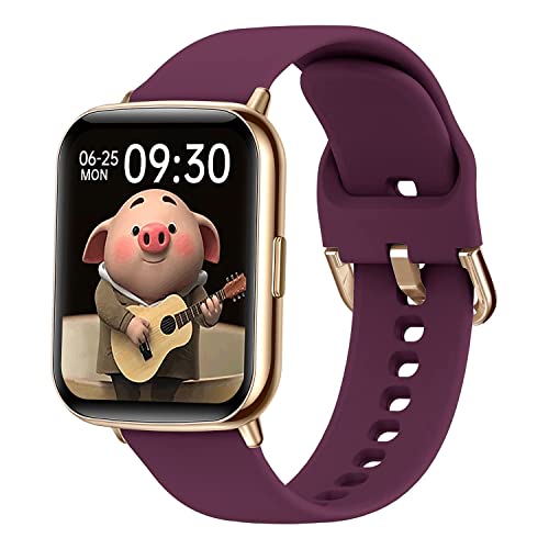 ASWEE Smart Watch, fitness tracker completo touch screen con frequenza cardiaca tutto il giorno, contapassi, promemoria di notifica e IP68 impermeabile per uomini e donne bambini