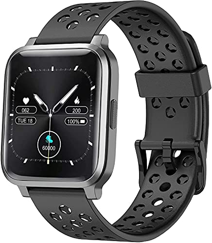 ASWEE Smart Watch for Women Men, Fitness Trackers with Blood Oxygen, Heart Rate And Sleep Monitor, Pedometer Step Counter Watch with 5ATM Waterproof, Smartwatch Compatible with iPhone Android Phones