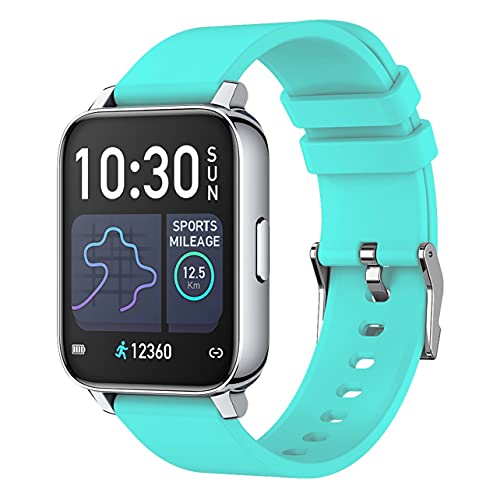 BigBigHundred Smartwatch da Donna Impermeabile P36 da 1,69 Pollici IP68 con Orologio Sportivo contapassi con monitoraggio della frequenza cardiaca - Blu